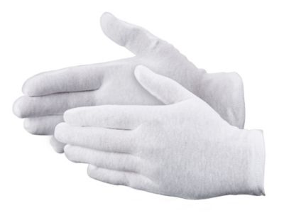  24 guantes de algodón blanco, guantes de algodón para