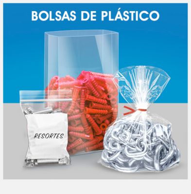 Bolsas de plástico.