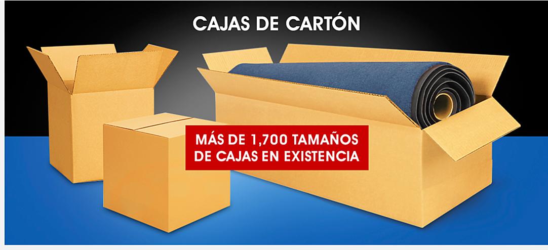 CAJAS DE CARTÓN - MÁS DE 1,700 TAMAÑOS DE CAJAS EN EXISTENCIA