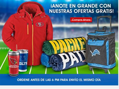 ¡Anote en grande con nuestras ofertas gratis! Compre Ahora. Ordene antes de las 6 pm para envío el mismo día.