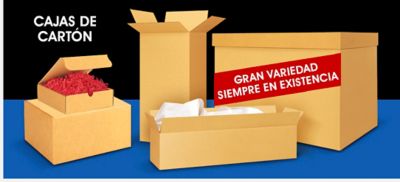 Cajas de cartón.
