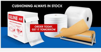 Cushioning always in stock. Order today, get it tomorrow.