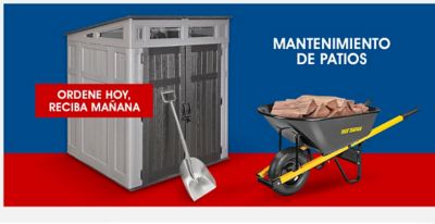 Mantenimiento de patios. Ordene hoy, reciba mañana.