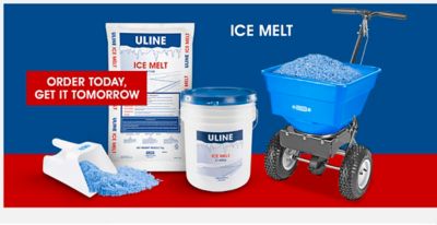 Ice melt. Order today, get it tomorrow.