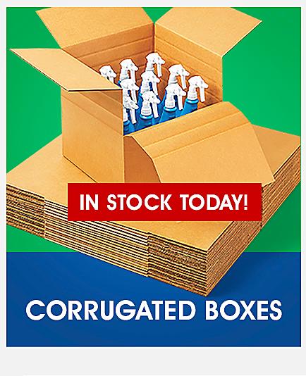 CORRUGATED BOXES - IN STOCK TODAY!