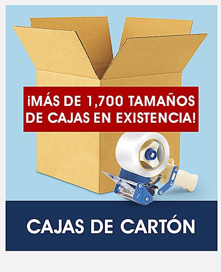 CAJAS DE CARTÓN - ¡MÁS DE 1,700 TAMAÑOS DE CAJAS EN EXISTENCIA!