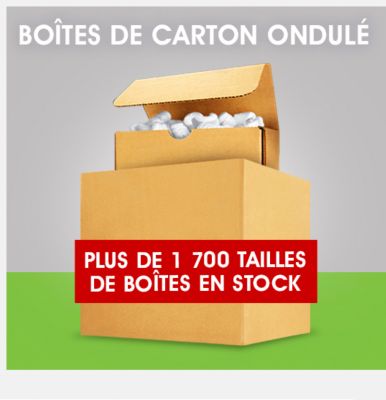 Boîtes de carton ondulé