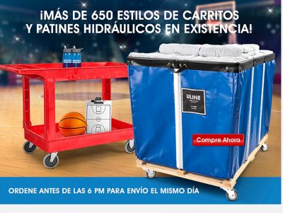 ¡Más de 650 estilos de carritos y patines hidráulicos en existencia! Ordene antes de las 6 pm para envío el mismo día. Compre ahora.