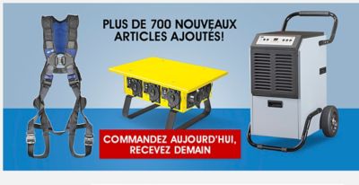 Plus de 700 nouveaux articles ajoutés! Commandez aujourd’hui, recevez demain.