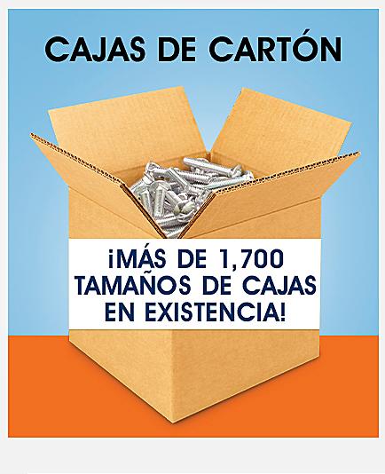 CAJAS DE CARTÓN - ¡MÁS DE 1,700 TAMAÑOS DE CAJAS EN EXISTENCIA!