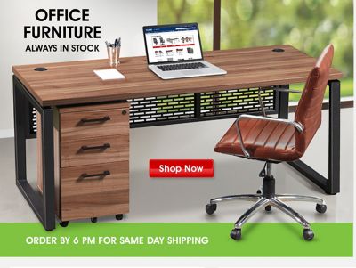 Office furniture. Always in stock. Shop Now. Order By 6 Pm For Same Day Shipping.