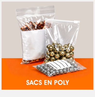 Sacs en poly.