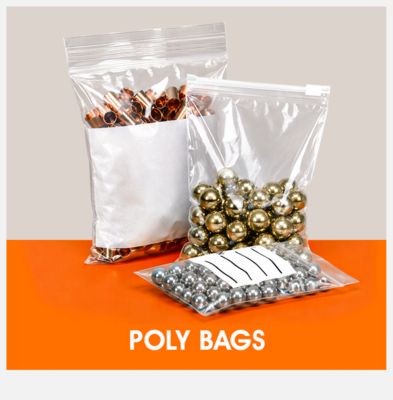 Poly bags.