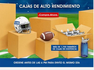 Cajas de alto rendimiento. Ordene antes de las 6 pm para envío el mismo día. Más de 1,700 tamaños de cajas en existencia. Compre ahora.