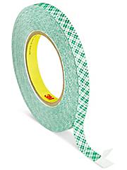 3M 9589 1/2 in X 36 yds White Polyethylene Double Coated Film Tape 9 mil 1 Roll 