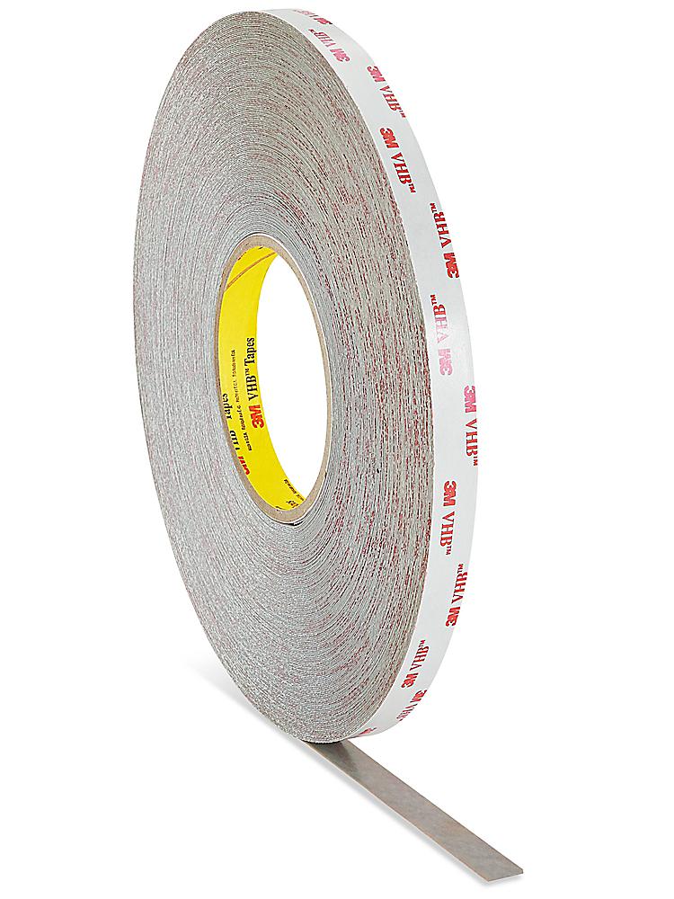 15 mils Gray Custom width 1 roll 3M 4926 VHB Foam tape 1/4 in x 72 yds 