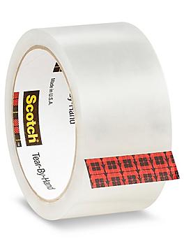 3M 3842 Tear-By-Hand Tape - Clear, 2" x 38 yds S-10165