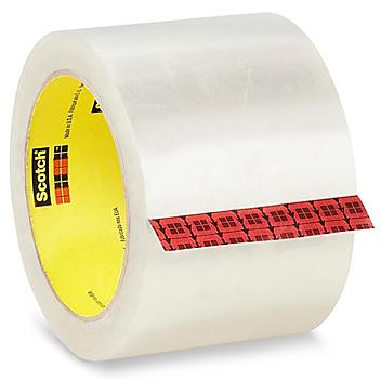 3M 3743 Carton Sealing Tape - Clear, 3" x 55 yds S-10169