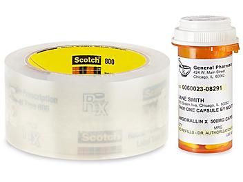 3M 800 Prescription Label Tape - 2" x 72 yds S-10198