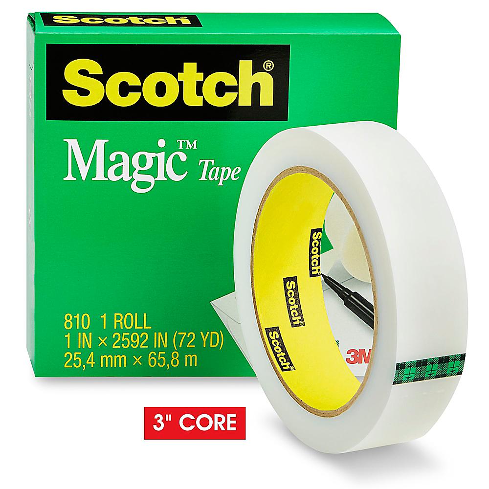 3M 810 Scotch® Magic™ Tape - 1 x 72 yds S-10226 - Uline