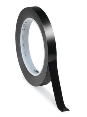 3M 471 Black Vinyl Tape, 1 x 36 yds., 5.2 Mil Thick