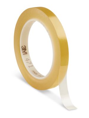 3M 471 Vinyl Tape - 1/2" x 36 yds, Clear S-10251C