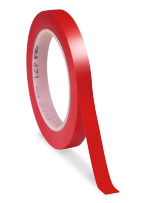 3M 471 Vinyl Tape - 1/2" x 36 yds, Red S-10251R