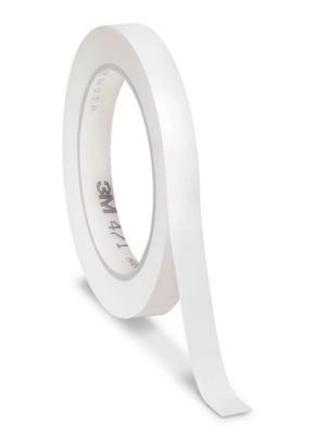 3M 471 Vinyl Tape - 1/2" x 36 yds, White S-10251W
