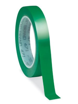 3M 471 Vinyl Tape - 3/4" x 36 yds, Green S-10252G