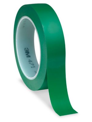 3M 471 Vinyl Tape - 1" x 36 yds, Green S-10253G