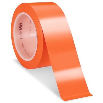 3M 471 Vinyl Tape - 2" x 36 yds, Orange S-10254O