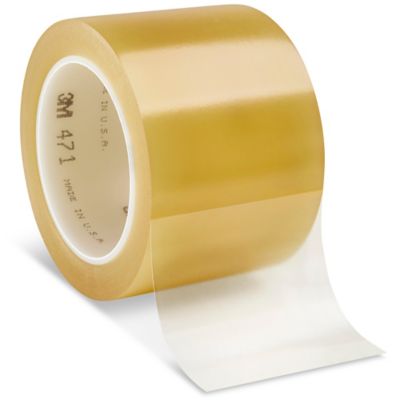 3M 471 Vinyl Tape - 3 x 36 yds, Clear