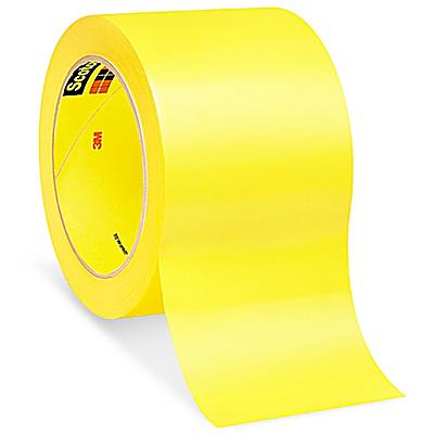 3M T9674713PKY Vinyl Tape Yellow Pack of 3 2 x 36 yd