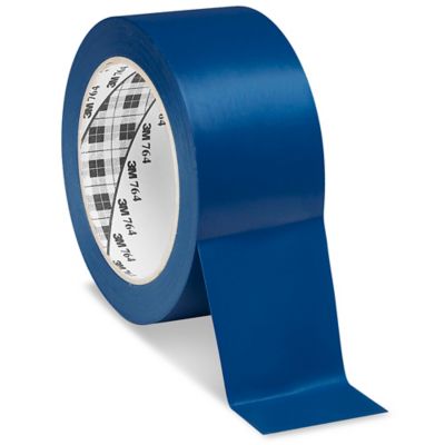 3M 764 Cinta de Vinil - 2 x 36 yardas, Azul S-10257BLU - Uline