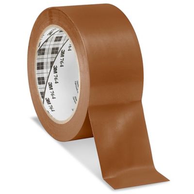 3M 764 Vinyl Tape - 2" x 36 yds, Brown S-10257BR