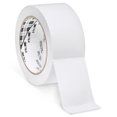3M 764 Vinyl Tape - 2" x 36 yds, White S-10257W