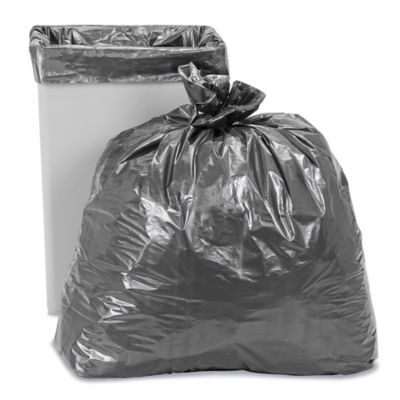 Trash Liners - 40-45 Gallon, Gray S-15543GR - Uline