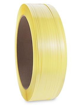 Uline Poly Strapping - 1/2" x .024" x 7,200', Yellow S-1029