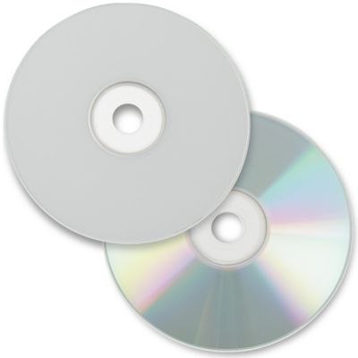 Uline – Disques CD-R imprimables au jet d'encre – Blanc S-10393