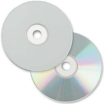 Uline CD-R Disks - White Inkjet Printable S-10393
