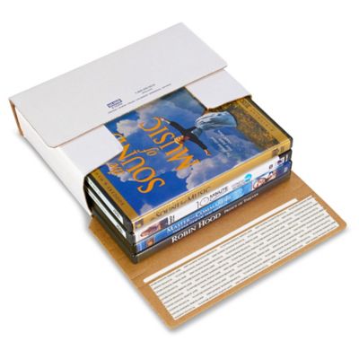 Self-Seal 1-4 DVD Case Mailers S-10396