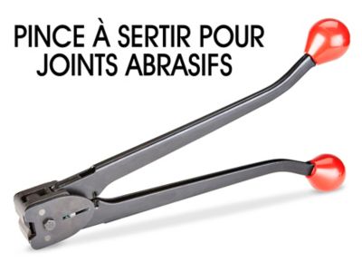 Pince à sertir pour joints abrasifs