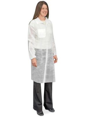 Uline Economy Lab Coat with 1 Pocket, Snap Front - 4XL S-10483-4X