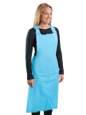 Polyethylene Aprons - Blue S-10485BLU