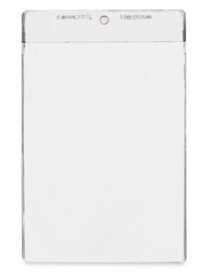 Vinyl Tag Protectors - 6 x 9", Clear S-10503C