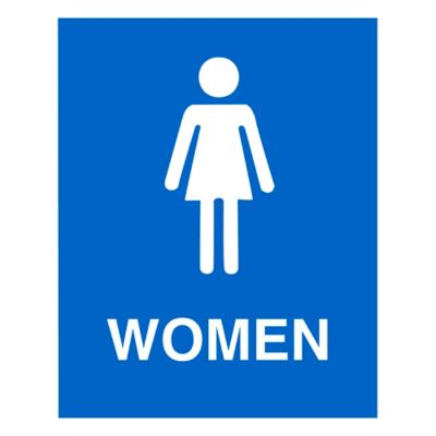 women restroom sign