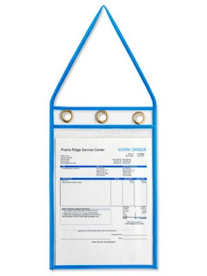 Deluxe Job Ticket Holders - 9 x 12", Blue S-10508BLU