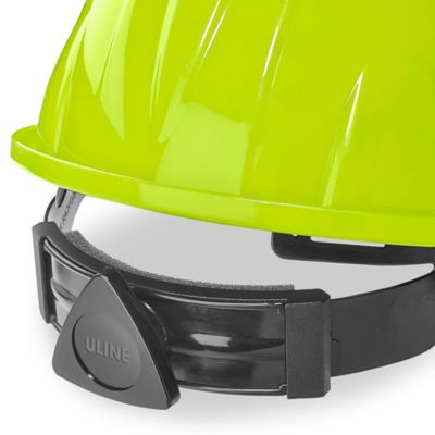 Mutual Industries 50110 ANSI High Visibility Hard Hat Cover, Lime