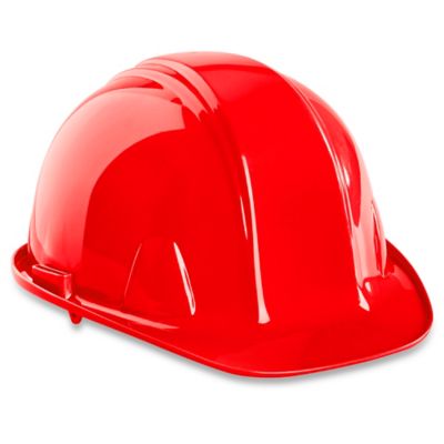 Viaje obispo elemento Casco de Seguridad - Rojo S-10512R - Uline