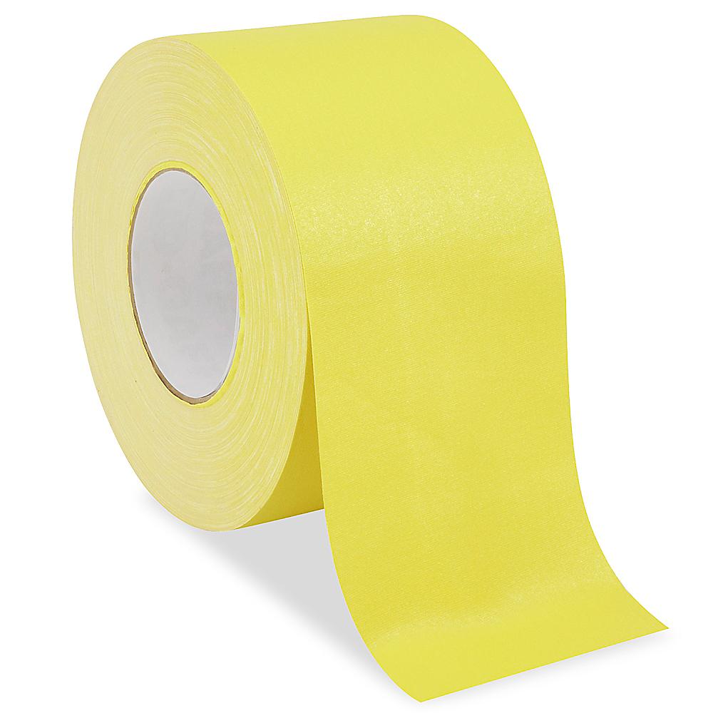 4 Rolls Gaffers Tape Yellow 3 Inch x 60 Yards per Roll Gaff Tape 